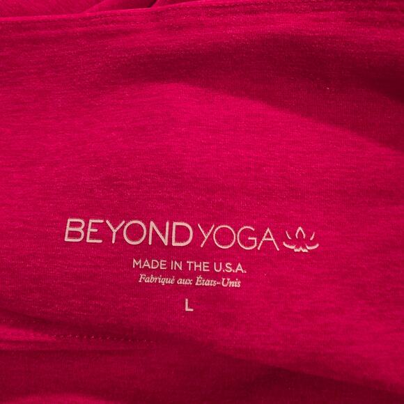 Beyond Yoga Spacedye Midi High Waisted Leggings Garnet Red Size Large Athletic - Picture 4 of 4